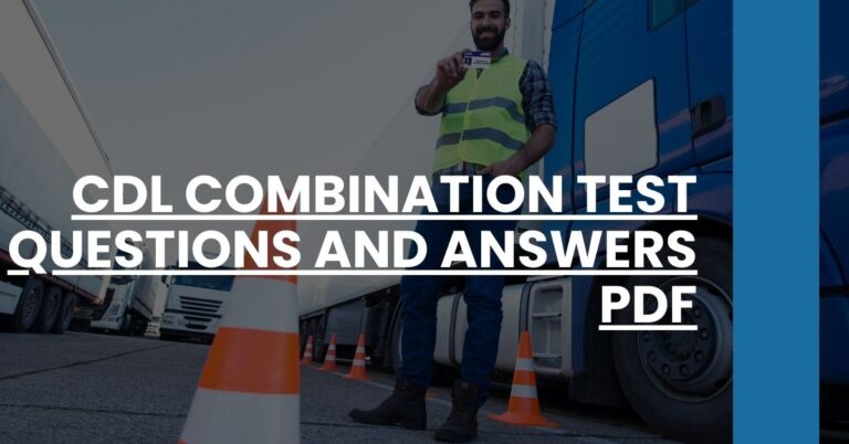 CDL Combination Test Questions and Answers PDF Feature Image