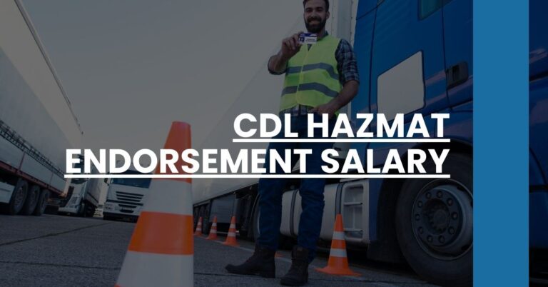 CDL Hazmat Endorsement Salary Feature Image