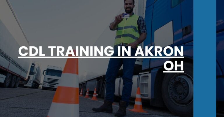 CDL Training in Akron OH Feature Image