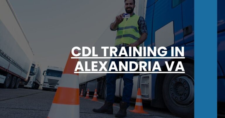 CDL Training in Alexandria VA Feature Image