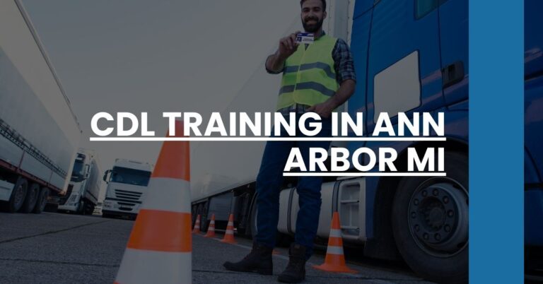 CDL Training in Ann Arbor MI Feature Image