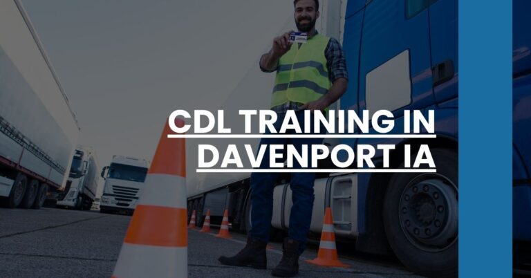 CDL Training in Davenport IA Feature Image