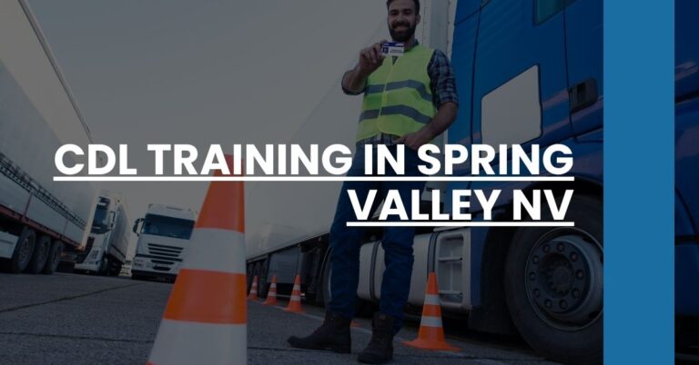 CDL Training in Spring Valley NV Feature Image