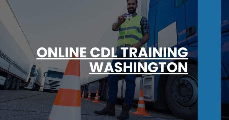 Online CDL Training Washington Feature Image